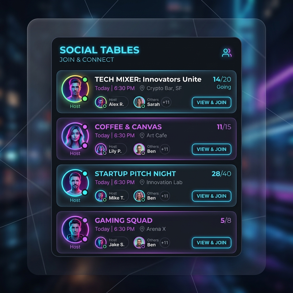 Social Tables